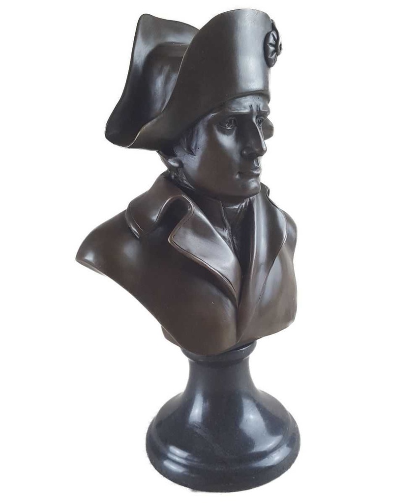[LA-39270] Bronzeskulptur Bronzefigur Büste Bronze Napoleon Bild 2
