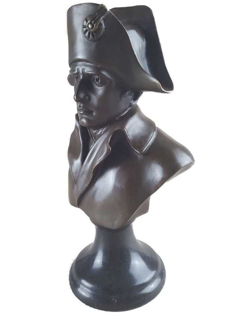 [LA-39270] Bronzeskulptur Bronzefigur Büste Bronze Napoleon Bild 8