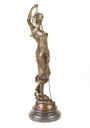 [LA-39288] Bronzeskulptur Bronzefigur Justitia Richterin Recht Anwalt Schwert Waage #39288 Bild 11