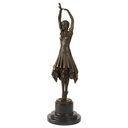 [LA-39291] Bronzeskulptur Bronzefigur Namens Miss Kita Frau Tänzerin Bild 2