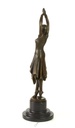 [LA-39291] Bronzeskulptur Bronzefigur Namens Miss Kita Frau Tänzerin Bild 6