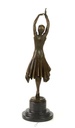 [LA-39291] Bronzeskulptur Bronzefigur Namens Miss Kita Frau Tänzerin Bild 8