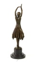 [LA-39291] Bronzeskulptur Bronzefigur Namens Miss Kita Frau Tänzerin Bild 9