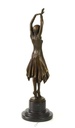 [LA-39291] Bronzeskulptur Bronzefigur Namens Miss Kita Frau Tänzerin Bild 10