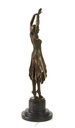 [LA-39291] Bronzeskulptur Bronzefigur Namens Miss Kita Frau Tänzerin Bild 11