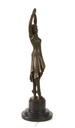 [LA-39291] Bronzeskulptur Bronzefigur Namens Miss Kita Frau Tänzerin Bild 13