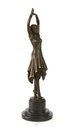 [LA-39291] Bronzeskulptur Bronzefigur Namens Miss Kita Frau Tänzerin Bild 14
