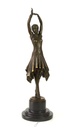 [LA-39291] Bronzeskulptur Bronzefigur Namens Miss Kita Frau Tänzerin Bild 15