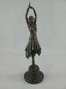 [LA-39291] Bronzeskulptur Bronzefigur Namens Miss Kita Frau Tänzerin Bild 16