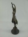 [LA-39291] Bronzeskulptur Bronzefigur Namens Miss Kita Frau Tänzerin Bild 20
