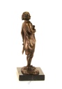 [LA-39292] Bronzeskulptur Bronzefigur Stehender Mann mit Feder in Arm Mozart Bild 12