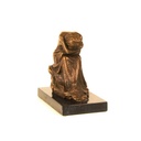 [LA-39306] Bronzeskulptur Bronzefigur Halbnackte Kniend Schönheit Frau Bild 12
