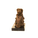 [LA-39306] Bronzeskulptur Bronzefigur Halbnackte Kniend Schönheit Frau Bild 13