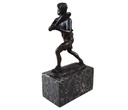 [LA-39331] Bronzeskulptur Bronzefigur Sport Mann Tennisspieler Art-Deco-Stil Bild 4