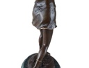 [LA-39333] Bronzeskulptur Bronzefigur Sport Frau Golfspielerin Klassisch-Stil Bild 6