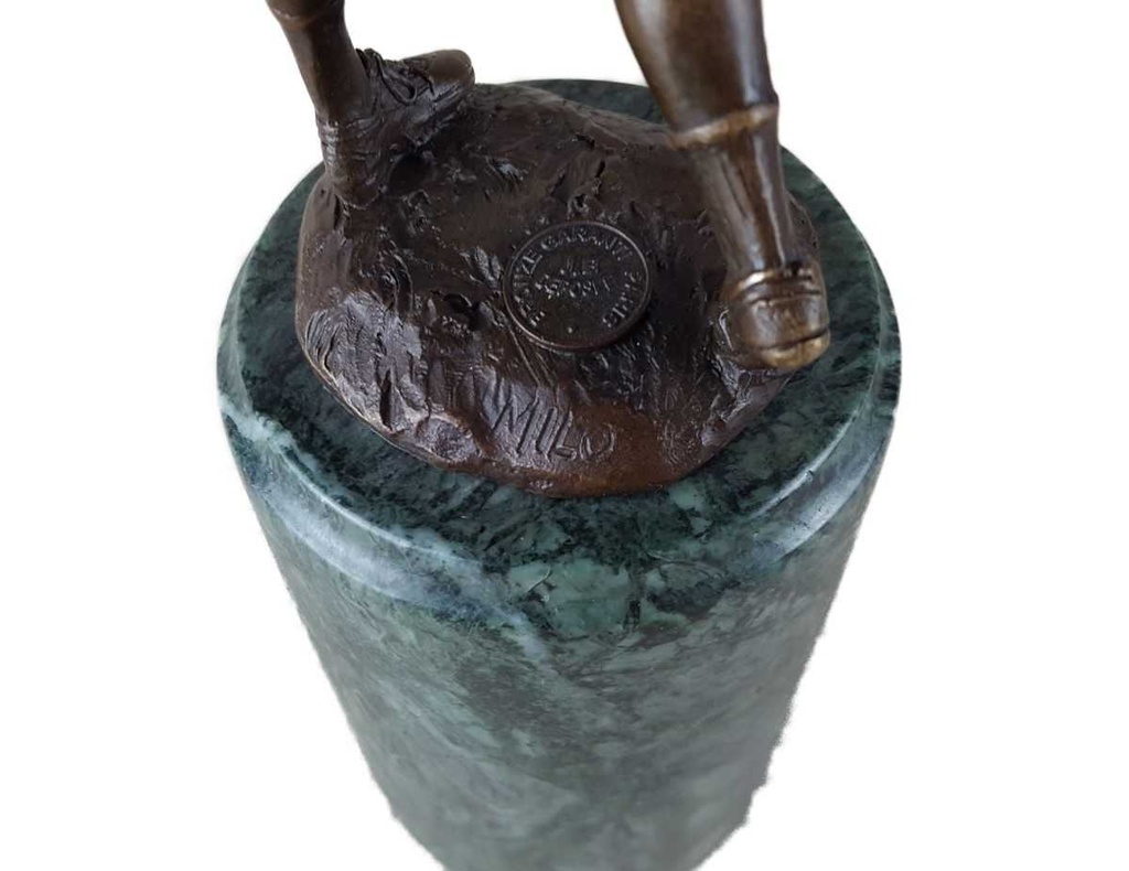 [LA-39333] Bronzeskulptur Bronzefigur Sport Frau Golfspielerin Klassisch-Stil Bild 8
