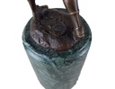 [LA-39333] Bronzeskulptur Bronzefigur Sport Frau Golfspielerin Klassisch-Stil Bild 8