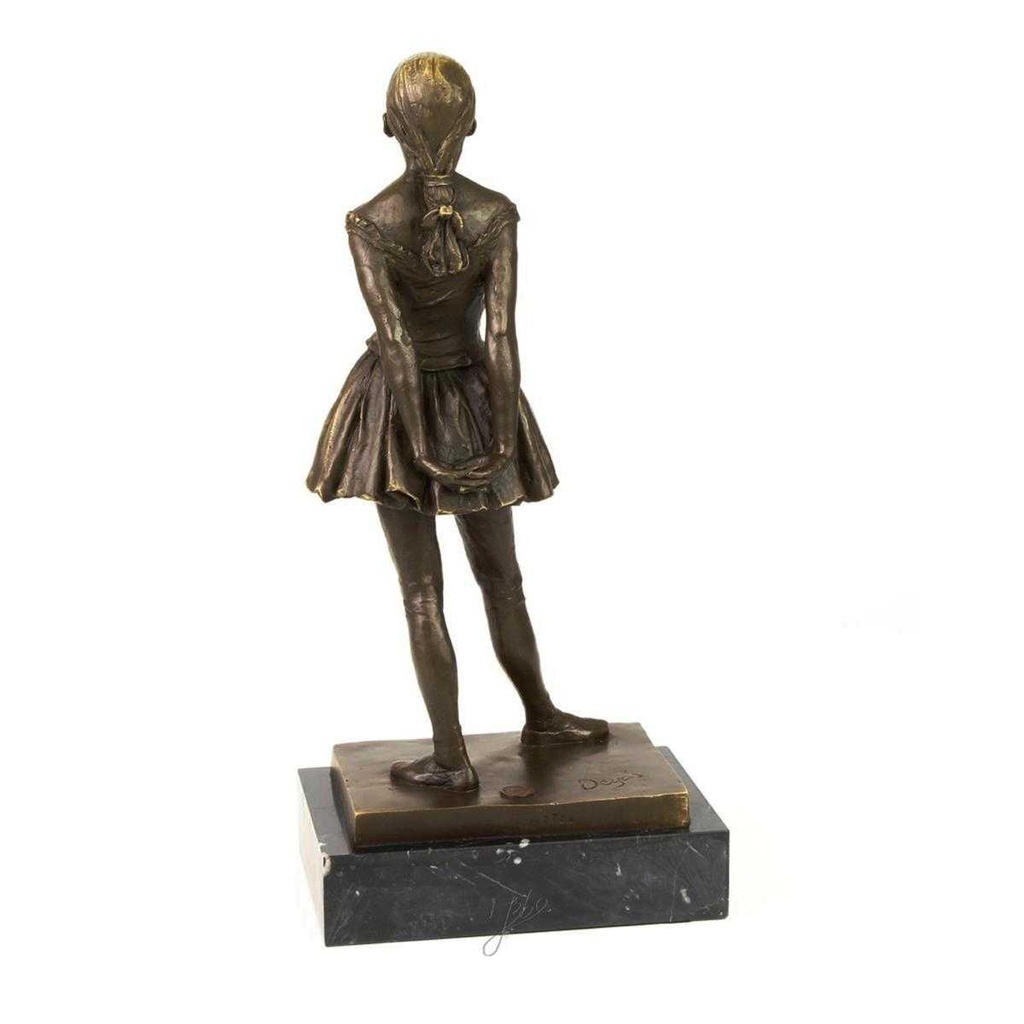 [LA-39337] Bronzeskulptur Bronzefigur Kleinen Tänzerin Im Alter Von Vierzehn Jahren Bild 8