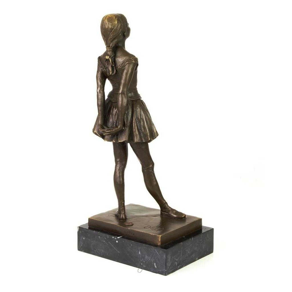 [LA-39337] Bronzeskulptur Bronzefigur Kleinen Tänzerin Im Alter Von Vierzehn Jahren Bild 10