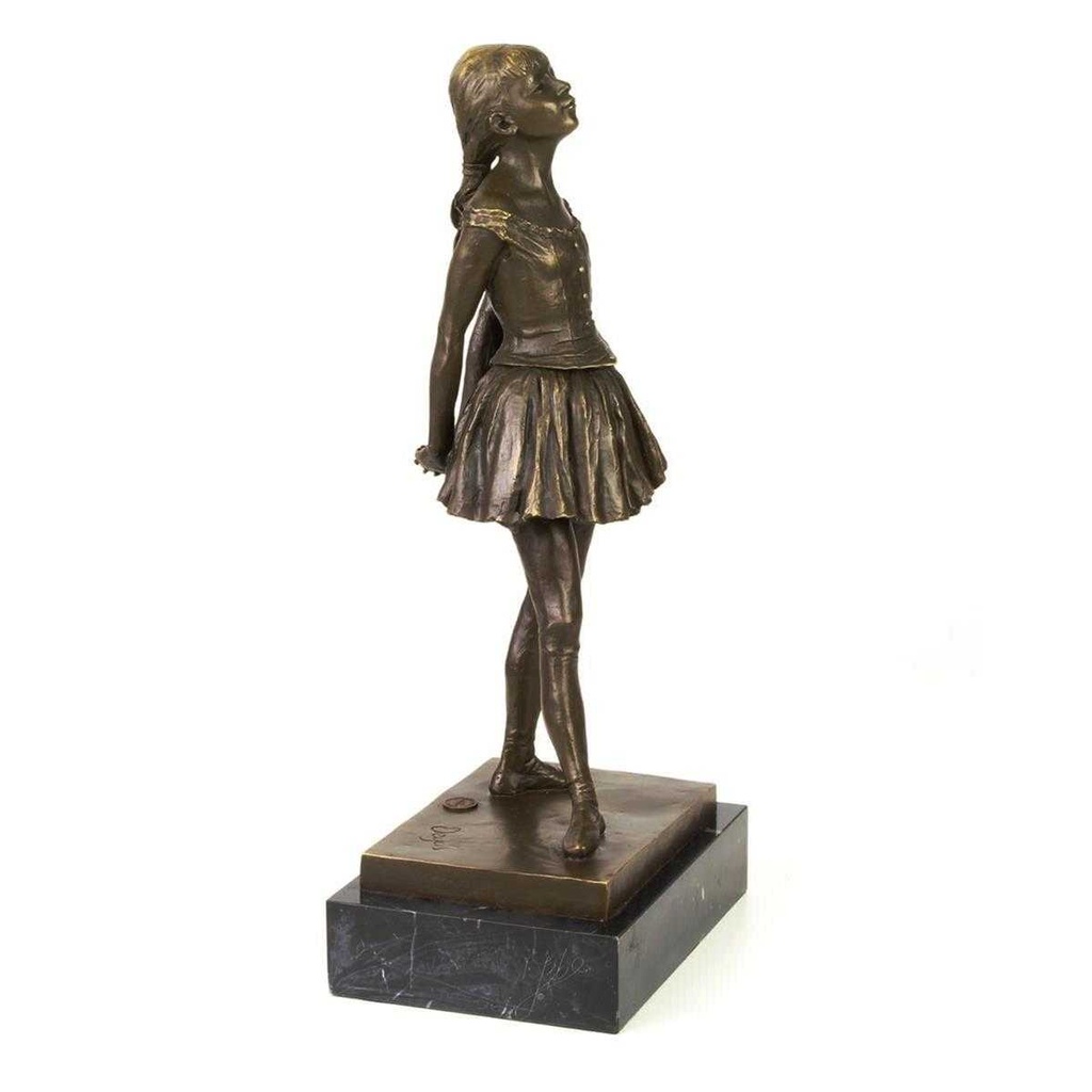 [LA-39337] Bronzeskulptur Bronzefigur Kleinen Tänzerin Im Alter Von Vierzehn Jahren Bild 13
