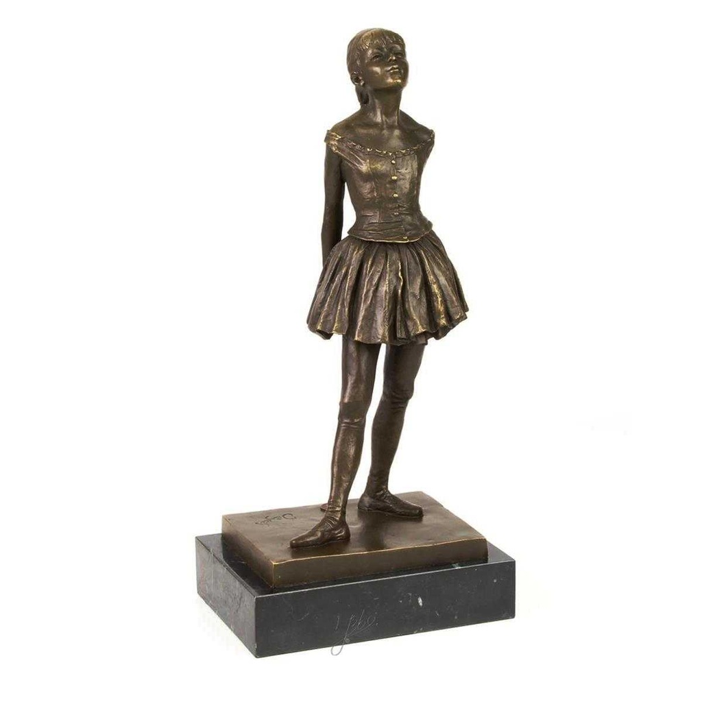 [LA-39337] Bronzeskulptur Bronzefigur Kleinen Tänzerin Im Alter Von Vierzehn Jahren Bild 15