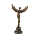 [LA-39346] Bronzeskulptur Bronzefigur Griechische Mythologie Ikarus Ikaros Angel Bild 7