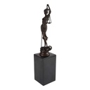 [LA-39347] Bronzeskulptur Bronzefigur Justitia Bild 3
