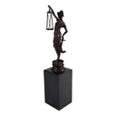 [LA-39347] Bronzeskulptur Bronzefigur Justitia Bild 4