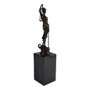 [LA-39347] Bronzeskulptur Bronzefigur Justitia Bild 5