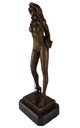 [LA-39361] Bronze Skulptur Figur Bronzeskulptur Bronzefigur Frau Gefesselt Kette Am Hals Bild 2