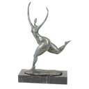 [LA-39368] Bronzeskulptur Bronzefigur Frau Abstrakt-Stil Bild 2