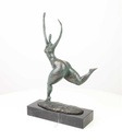 [LA-39368] Bronzeskulptur Bronzefigur Frau Abstrakt-Stil Bild 3
