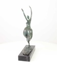 [LA-39368] Bronzeskulptur Bronzefigur Frau Abstrakt-Stil Bild 6