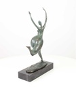 [LA-39368] Bronzeskulptur Bronzefigur Frau Abstrakt-Stil Bild 7