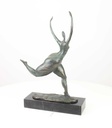 [LA-39368] Bronzeskulptur Bronzefigur Frau Abstrakt-Stil Bild 10