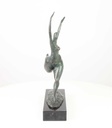 [LA-39368] Bronzeskulptur Bronzefigur Frau Abstrakt-Stil Bild 13