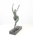 [LA-39368] Bronzeskulptur Bronzefigur Frau Abstrakt-Stil Bild 14