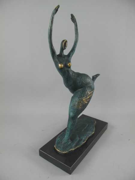 [LA-39368] Bronzeskulptur Bronzefigur Frau Abstrakt-Stil Bild 17