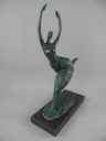 [LA-39368] Bronzeskulptur Bronzefigur Frau Abstrakt-Stil Bild 17