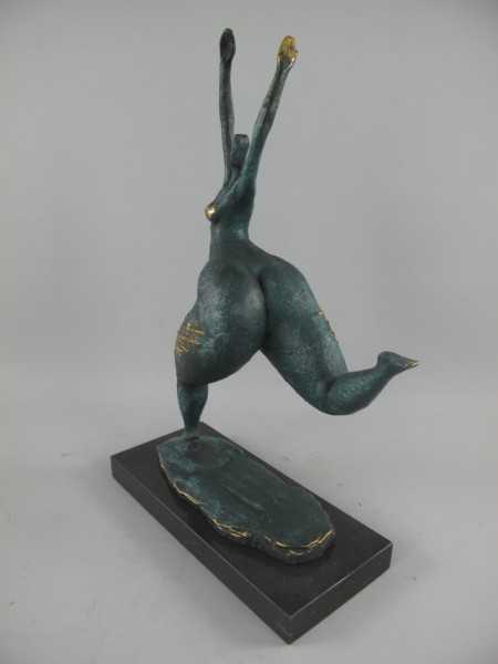 [LA-39368] Bronzeskulptur Bronzefigur Frau Abstrakt-Stil Bild 19