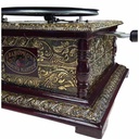 [LA-39587] Grammophon eckig Messing-Montur Bild 2