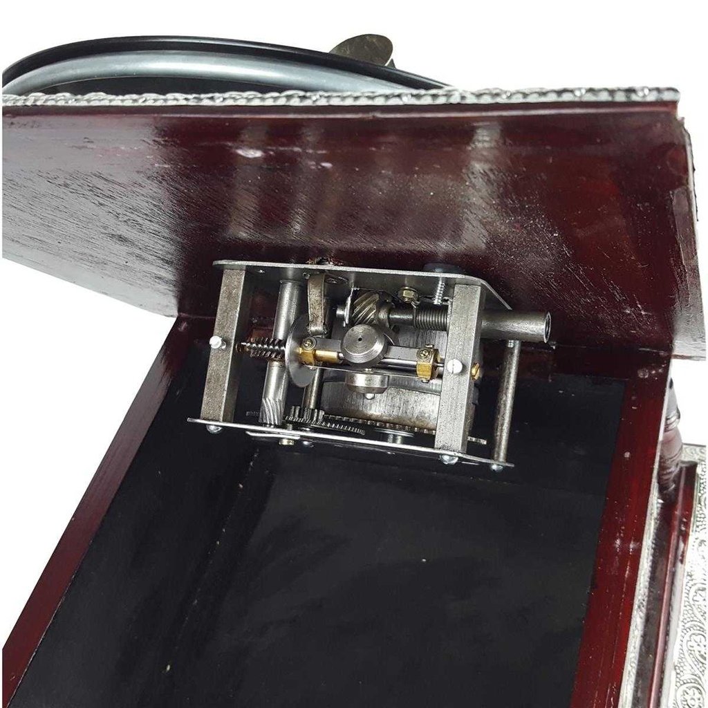 [LA-39588] Grammophon eckig Messing-Montur Bild 8