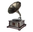 [LA-39588] Grammophon eckig Messing-Montur Bild 9