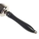 [LA-39638] Schulglocke Tischglocke Glocke Metall vernickelt Bild 2