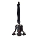 [LA-39638] Schulglocke Tischglocke Glocke Metall vernickelt Bild 3