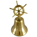 [LA-39667] Glocke Messing Steuerrad H 20 cm Bild 2