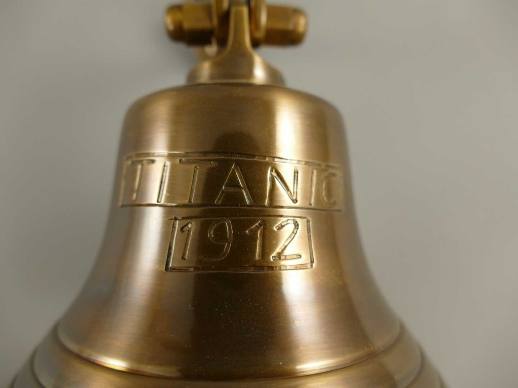 [LA-39668] Glocke Messing brüniert Titanic Bild 3