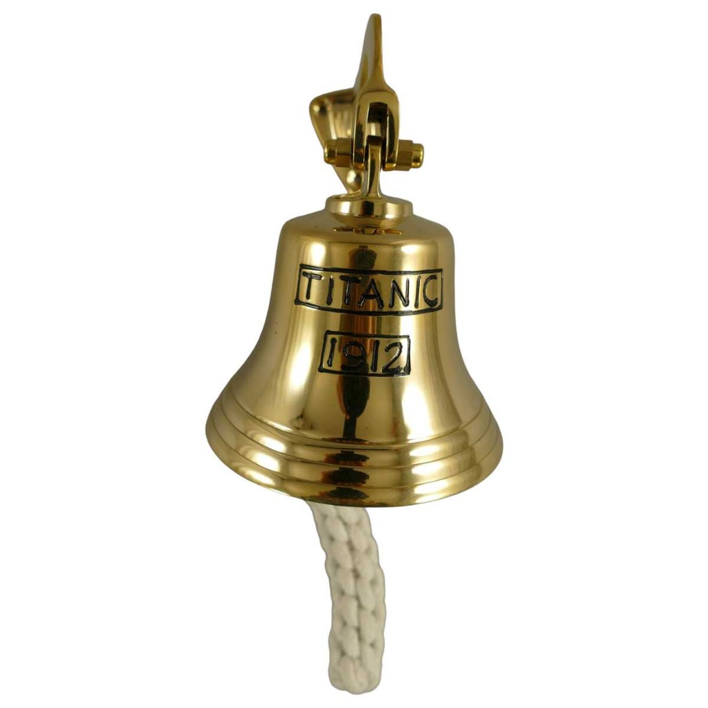 [LA-39669] Glocke Messing Titanic 1912 H 13 cm Bild 2