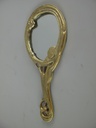 [LA-39675] Handspiegel Dame Messing L 16x7 cm Bild 2