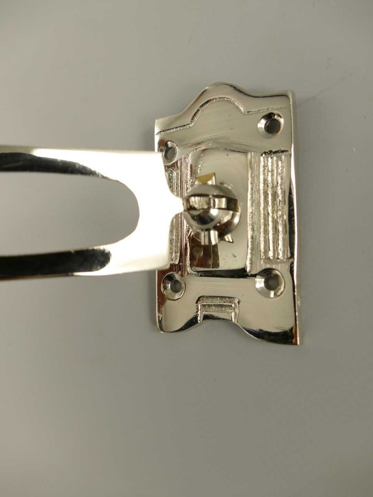 [LA-39691] Kerzenleuchter Kerzenständer Kerzenhalter Klavierleuchter Wandleuchter Metall vernickelt #39691 Bild 5